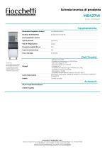 Produttore di ghiaccio granulare MB427W