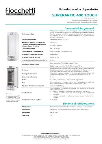 SUPERARTIC 400 ECT-F TOUCH