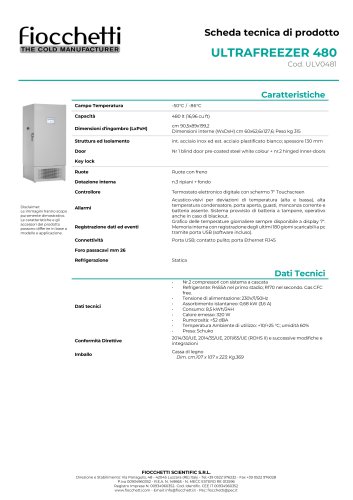 ULTRAFREEZER 480