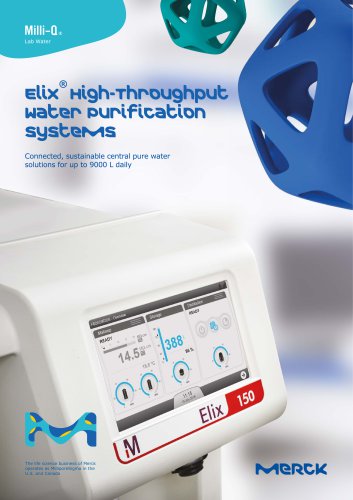 Elix® High-Throughput Water Purification Systems