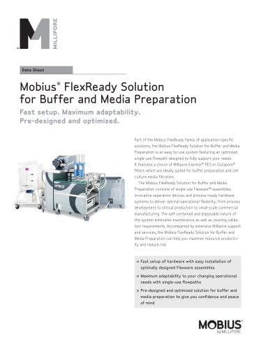 Mobius®  FlexReady Solution for Buffer and Media Preparation