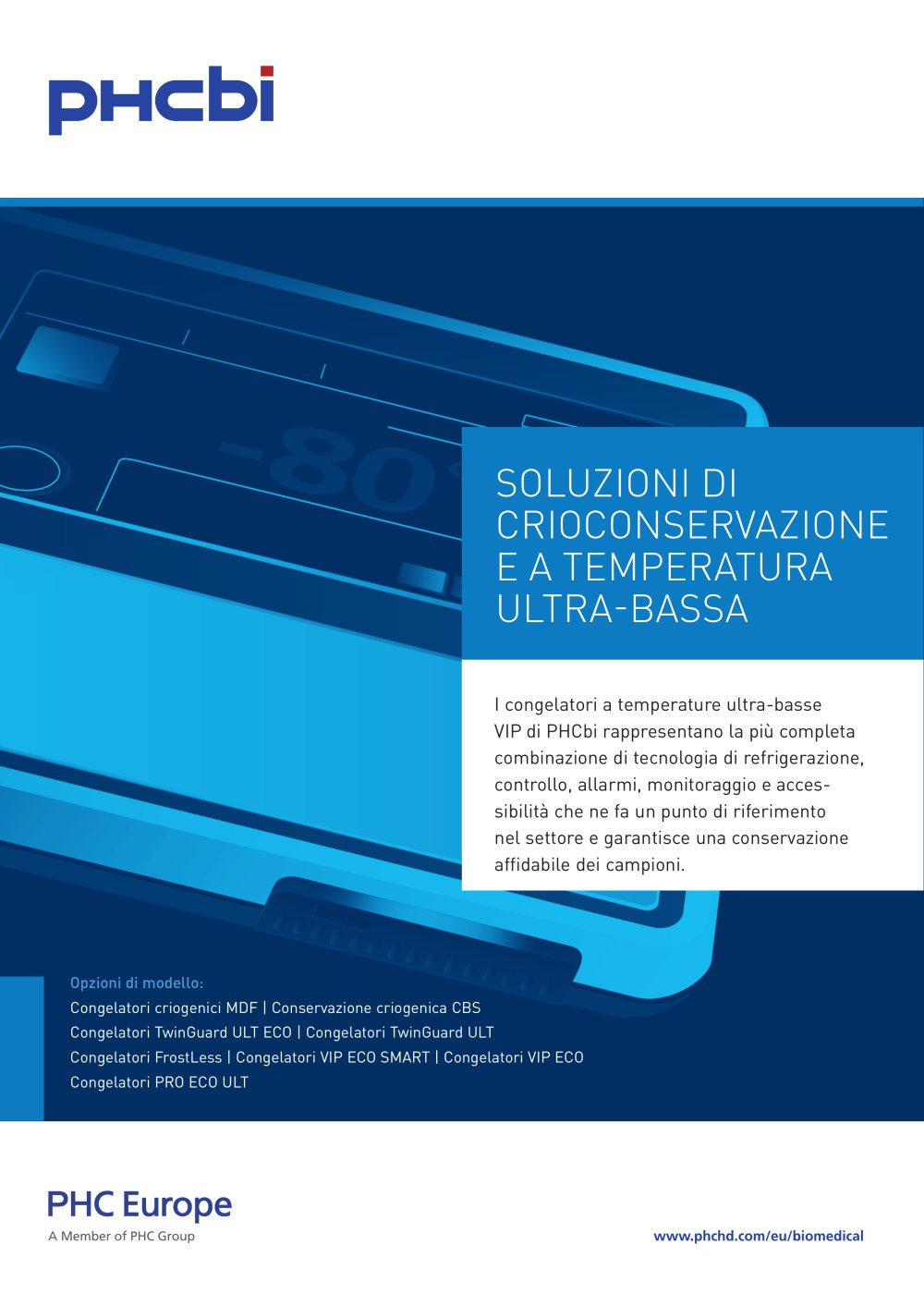 ULT Brochure - PHC Europe