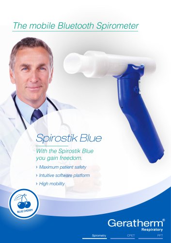 Flyer Geratherm® Spirostik Blue mobile spirometer