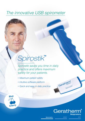 Flyer Geratherm® Spirostik USB spirometer