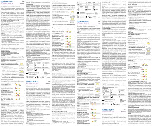 Geratherm® infection control Test per le infezioni del tratto urinario (Urina) Per l‘autoanalisi