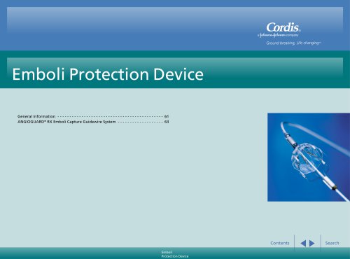 ANGIOGUARD® RX Emboli Capture Guidewire System Product Page