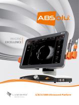 ABSolu, A/B/S/UBM Ultrasound Platform