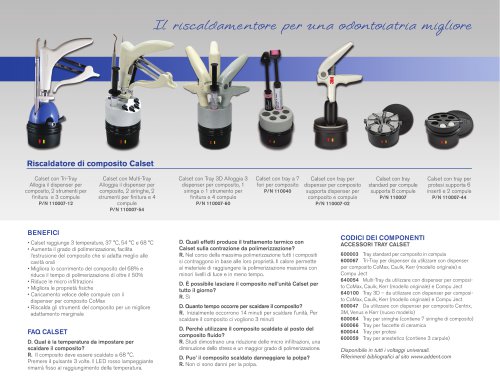 CALSET RISCALDATORE PER COMPOSITO