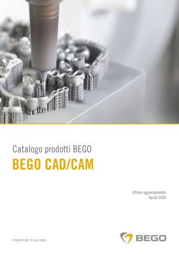 Catalogo prodotti BEGO – BEGO CAD/CAM