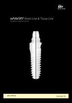 Impianto in ossido di zirconio – whiteSKY Alveo Line & Tissue Line