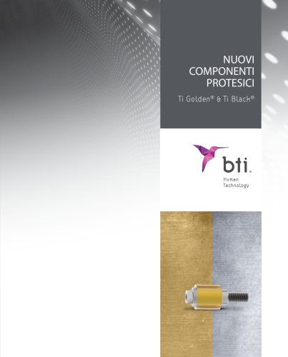 BTI Componenti Protesici - Ti Golden® / Ti Black®