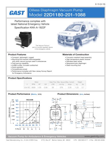 Ambulance and Emergency Vehicle Brochure