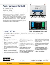 Porter Vanguard Manifold System Spec Sheet FM-1370 Rev-