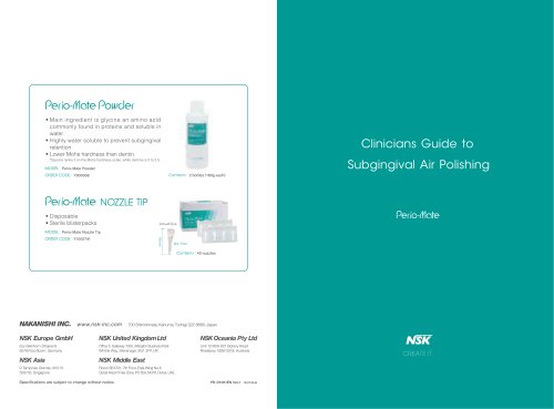 Clinicians Guide to Subgingival Air Polishing