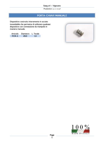 Porta-chiavi manuale