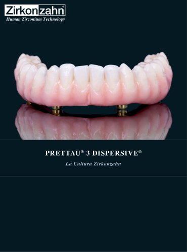 Restauro in Zirconia Prettau® ® 3 Dispersive® Su BARRA IN TITANIO ANODIZZATA