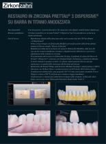 Restauro in Zirconia Prettau® ® 3 Dispersive® Su BARRA IN TITANIO ANODIZZATA - 2