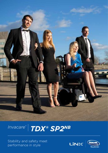 INVACARE -TDX SP2 NB - BROCHURE - POWERWHEELCHAIR