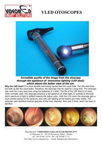 VLED OTOSCOPES