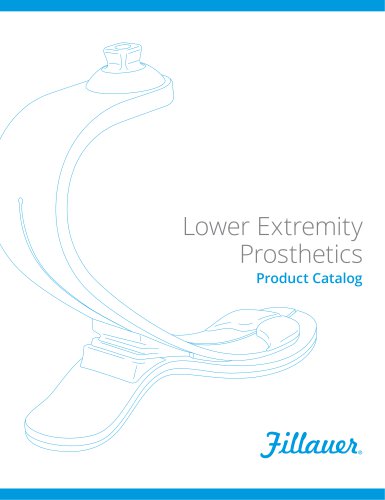 Lower Extremity Prosthetics Product Catalog