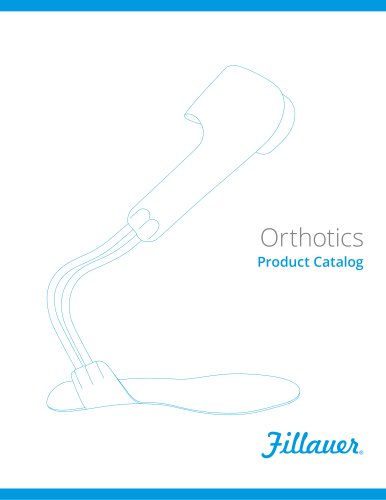 Orthotics Product Catalog