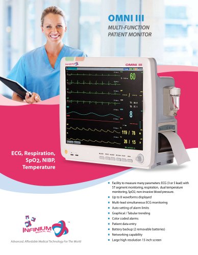 OMNI III  MULTI-FUNCTION PATIENT MONITOR