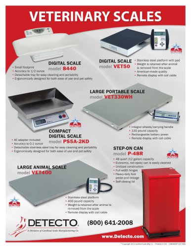 VETERINARY SCALES