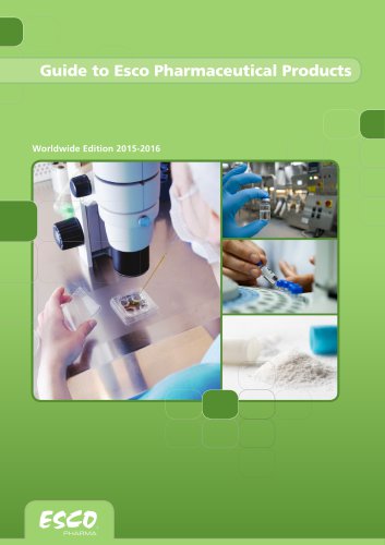 Esco Pharma - Product Guide 2015/2016