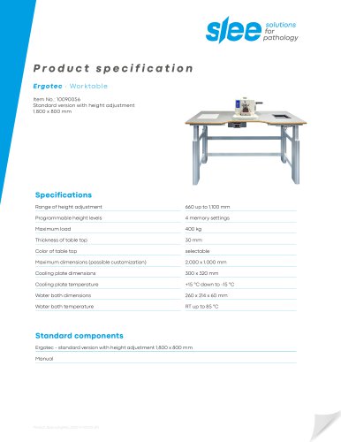 Ergotec ∙ Worktable