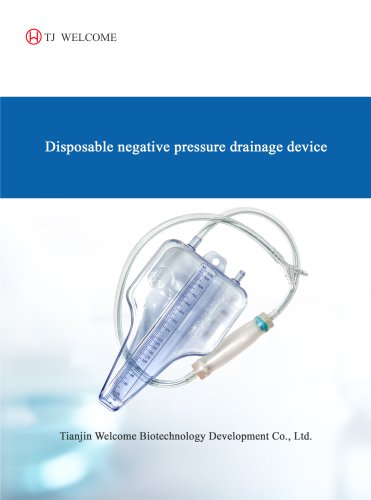 Disposable negative pressure drainage device