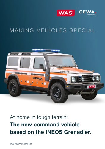 The new command vehicle based on the INEOS Grenadier