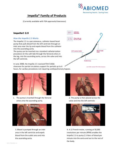 Impella Family Product Information