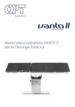 Vanto II - piano operatorio per Chirurgia Toracica