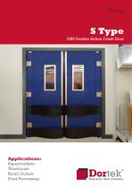 S Type Double Action Crash Door