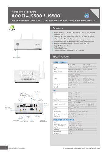 ACCEL-JS500/ JS500i Datasheet