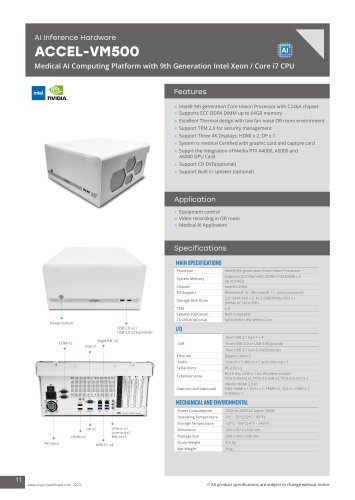 ACCEL-VM500 Datasheet