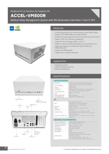 ACCEL-VM500R Datasheet