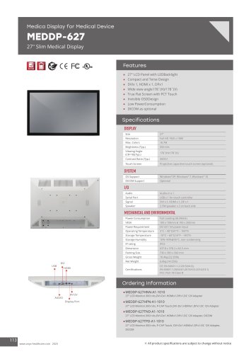 MEDDP-627 Datasheet