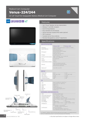 Venus-224/244 Datasheet