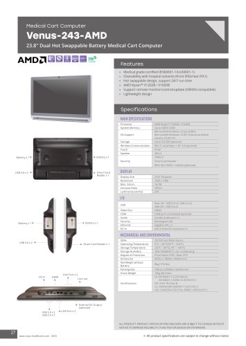 Venus-243-AMD Datasheet