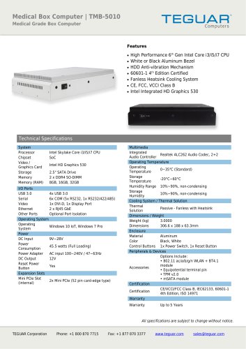 MEDICAL BOX COMPUTER | TMB-5010