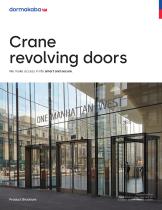 Crane revolving doors