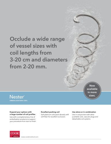 Nester Embolization Coils