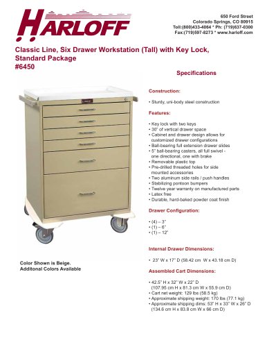 6450 – PROCEDURE CART