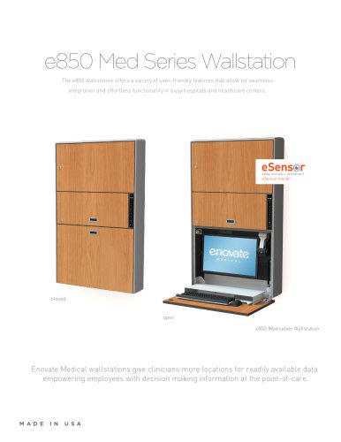 e850 Med Series Wallstation