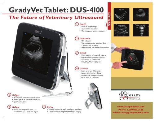 GradyVet Tablet: DUS-4100