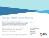 Vascular Access Device Planning