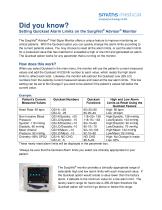 Setting Quickset Alarm Limits on the SurgiVet® Advisor® Monitor​