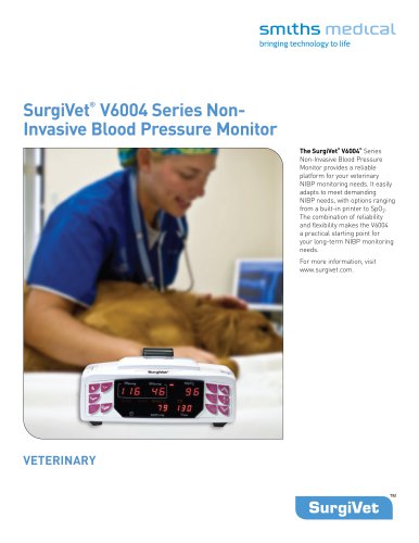 SurgiVet® V6004 Series NonInvasive Blood Pressure Monitor