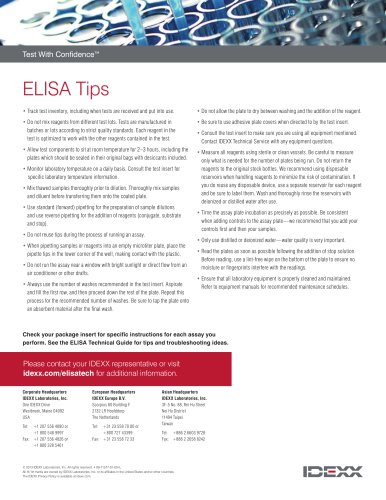 ELISA Tips